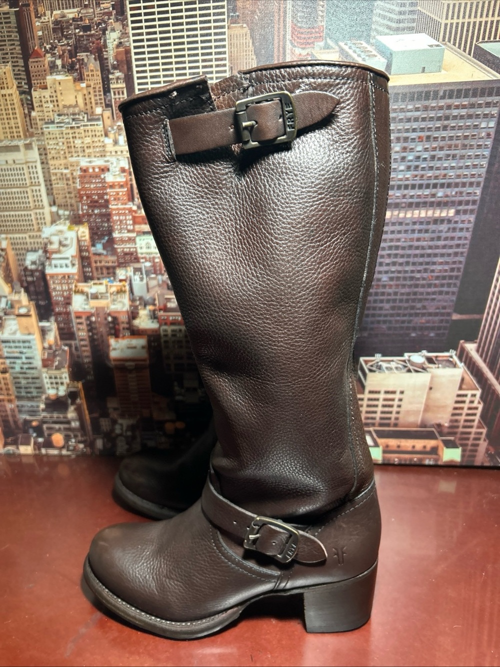 Frye Women’s Tall Riding Boots in Dark Brown